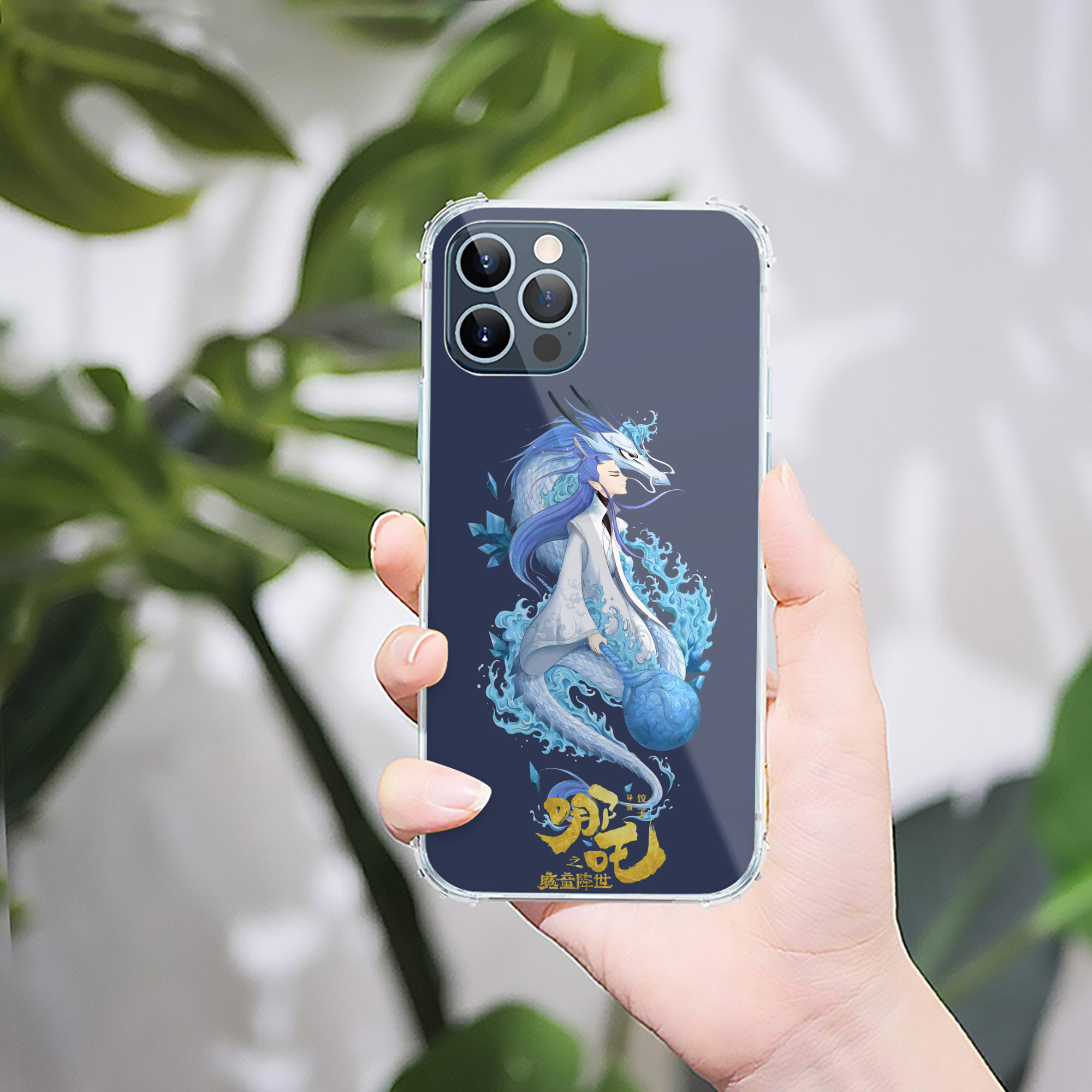 （画像用） Ne Zha 2 ナタ 魔童の大暴れ 【iPhone 12シリーズ対応】透明スマホケース（クリアソフトケース）